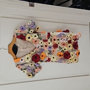 Flower pattern dress